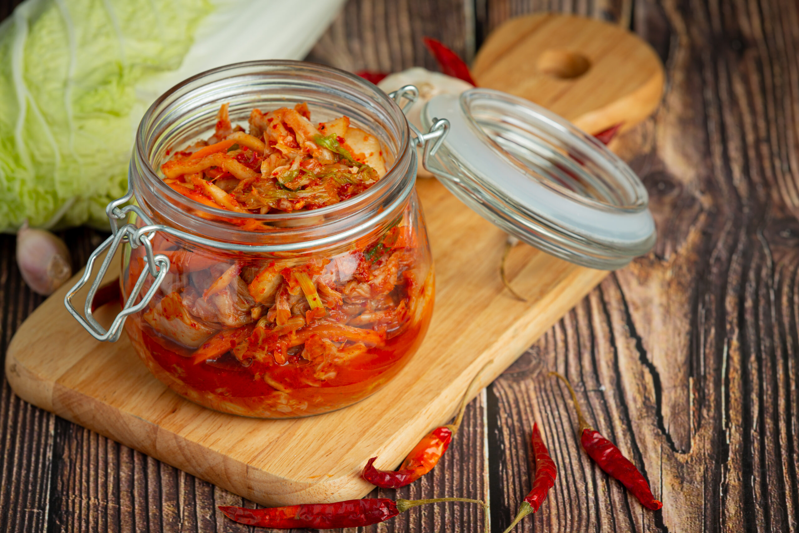 kimchi ready eat glass jar scaled